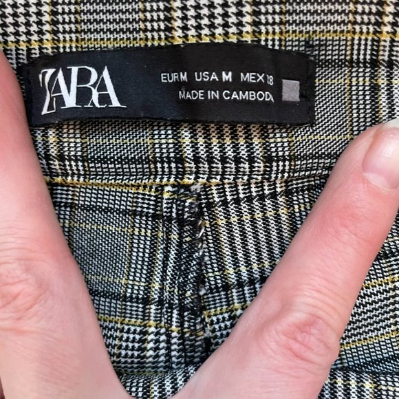 Zara Plaid Pants - Picture 3 of 4